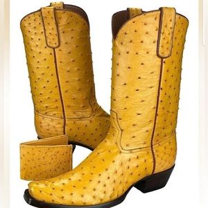 J&J ostrich boots + wallet